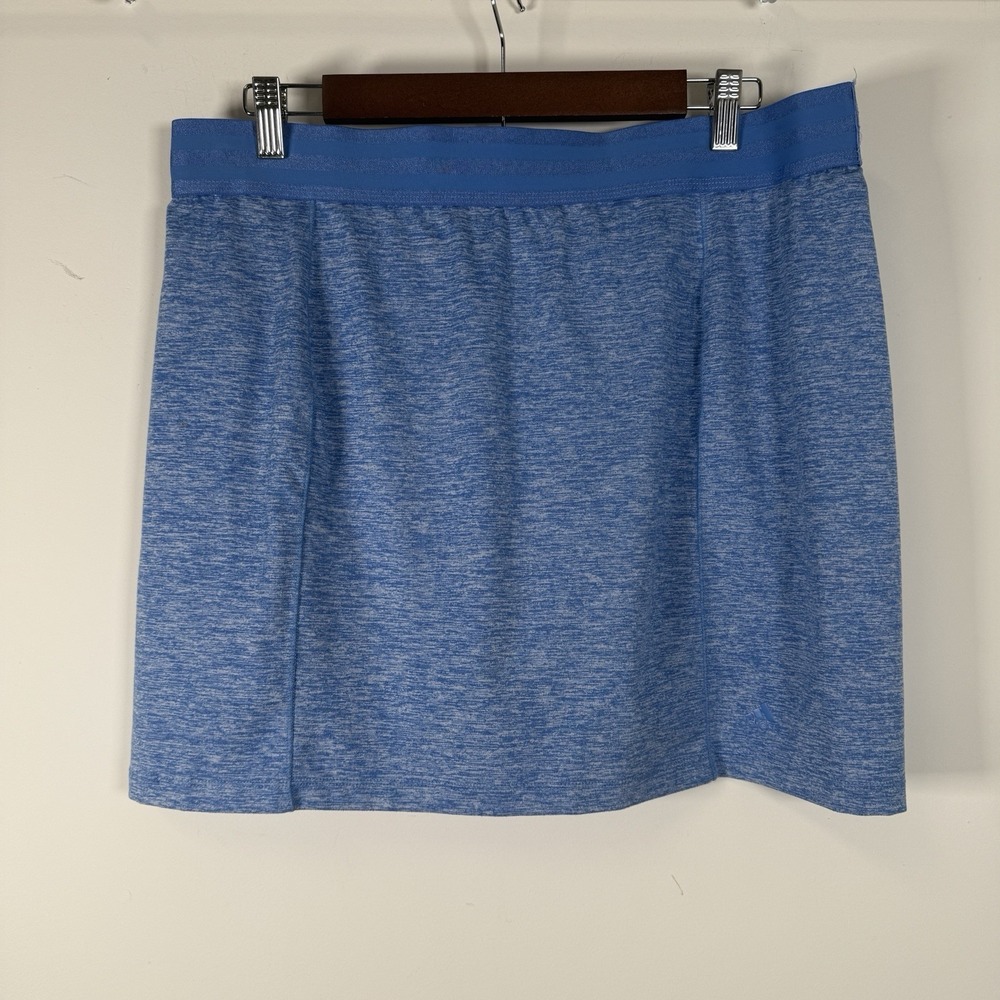 Adidas Skort‎ Athletic Stretch Women's Size Large Blue Golf Casual